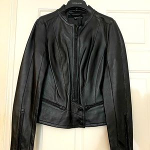 Wilsons Black Leather Jacket.